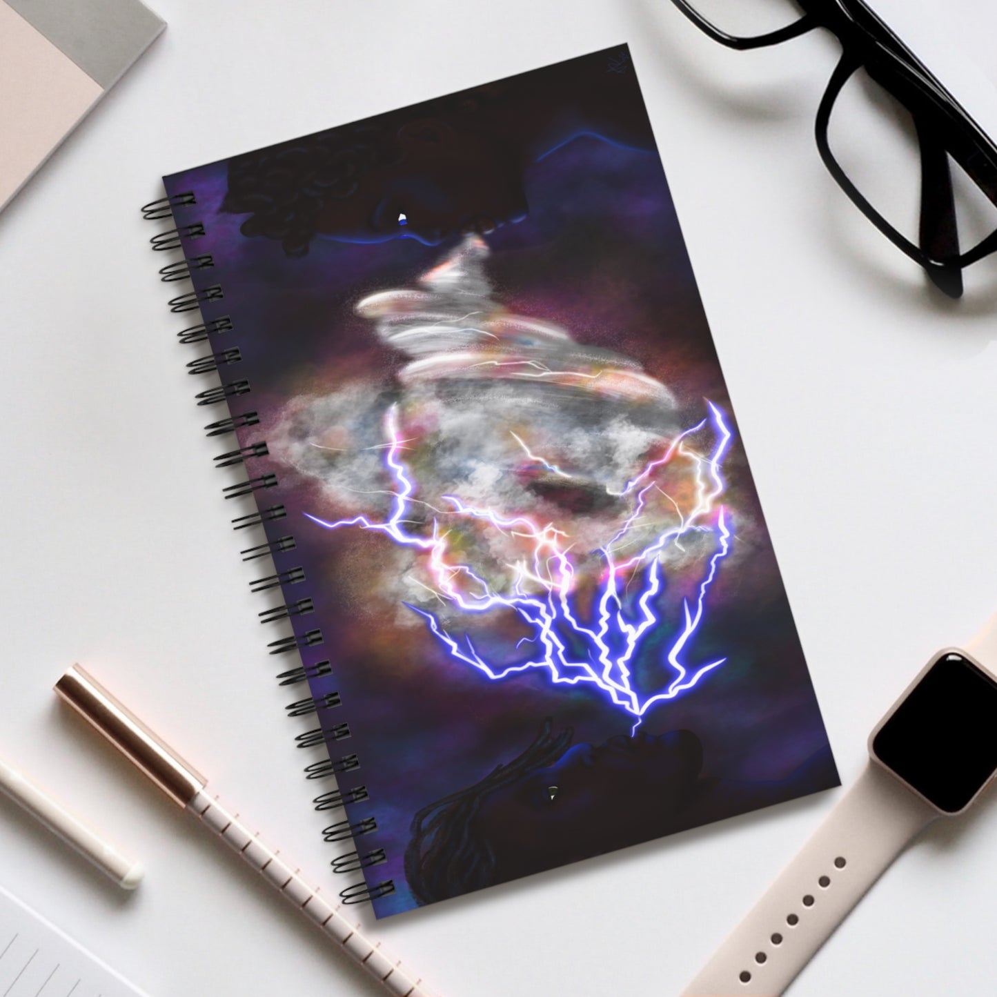 A Perfect Storm Spiral Notebook  (Blank/Lined/Task)