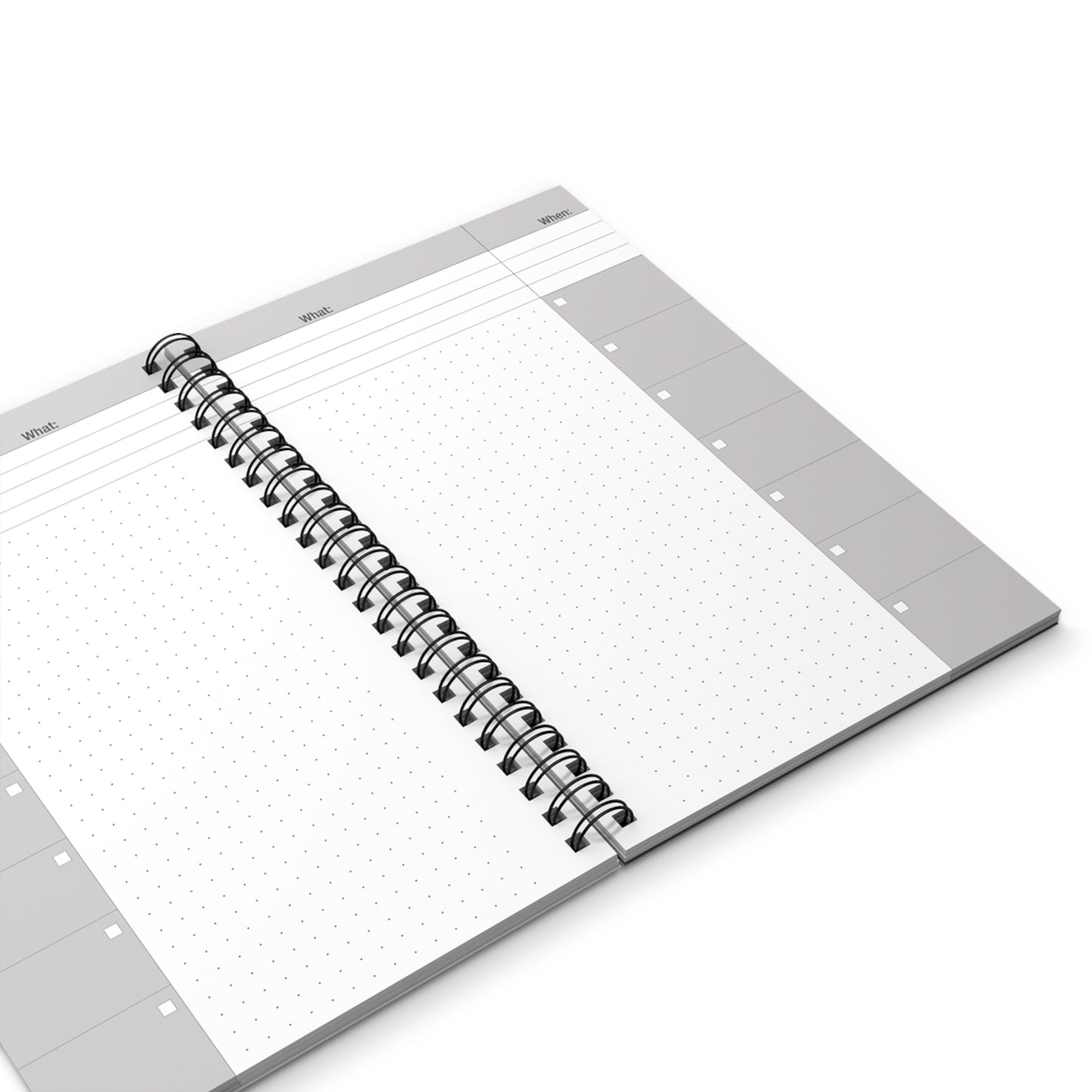 Yansa Spiral Notebook  (Blank/Lined/Task)